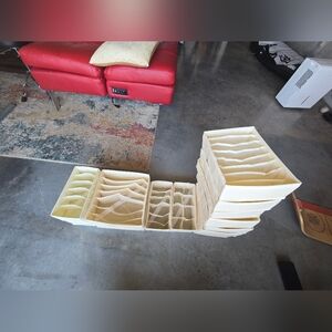 13 Closet Drawer Organizers (Beige)